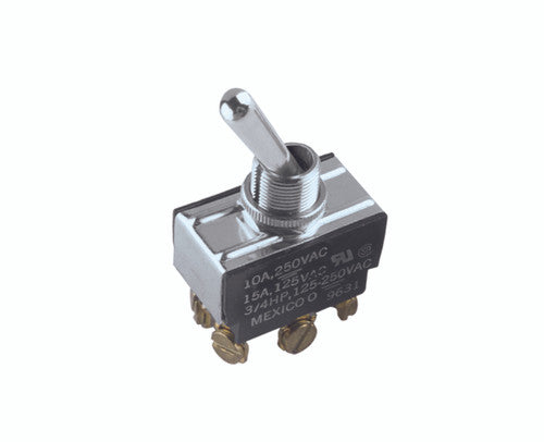 Metal Bat Toggle Switch, Double Pole – (ON - OFF - ON)
