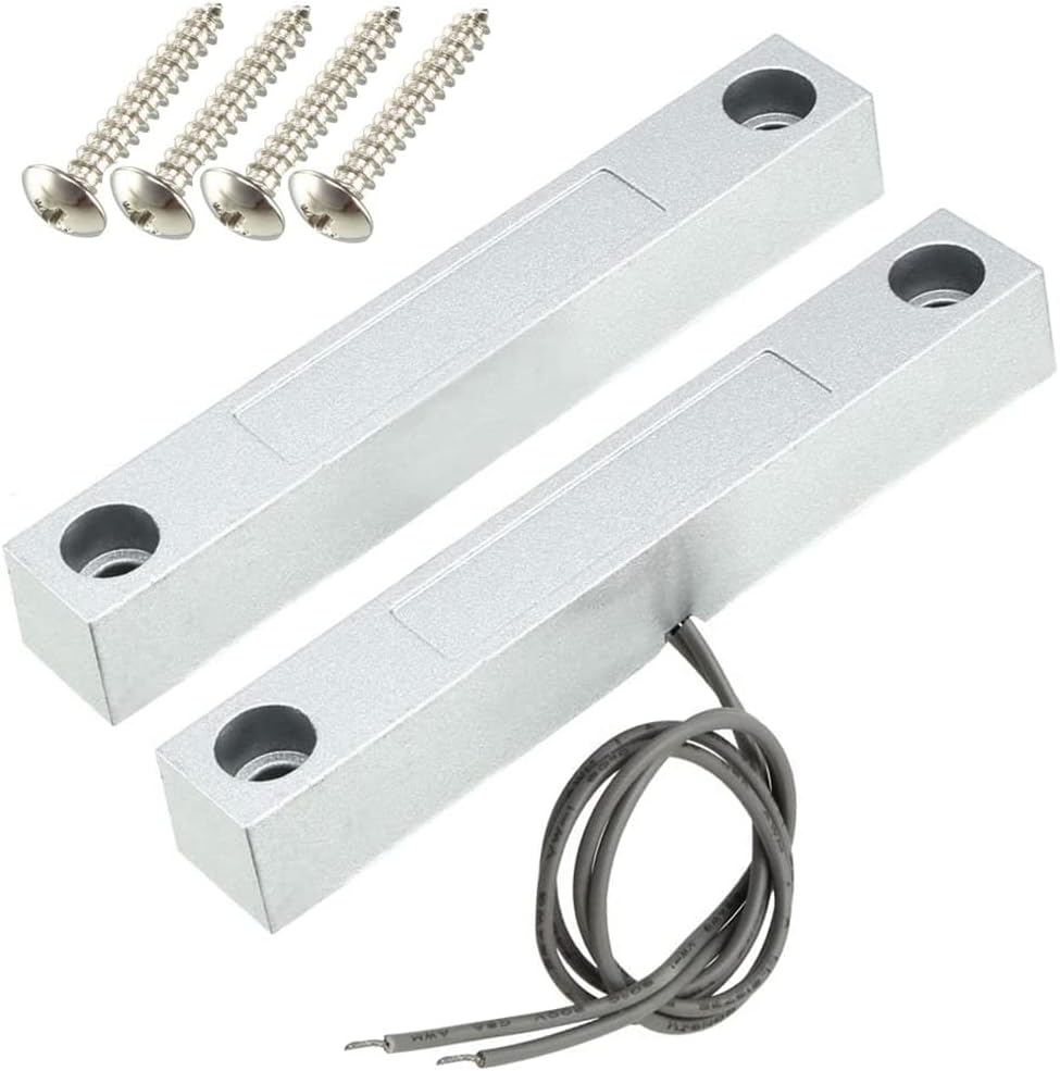 Gebildet MC-58 Wired Magnetic Rolling Door Contact Switch, 2-Wire NC