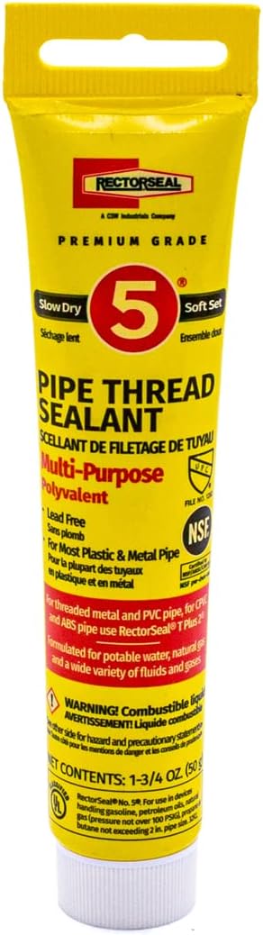 RectorSeal No. 5 Pipe Thread Sealant, 1.75 oz