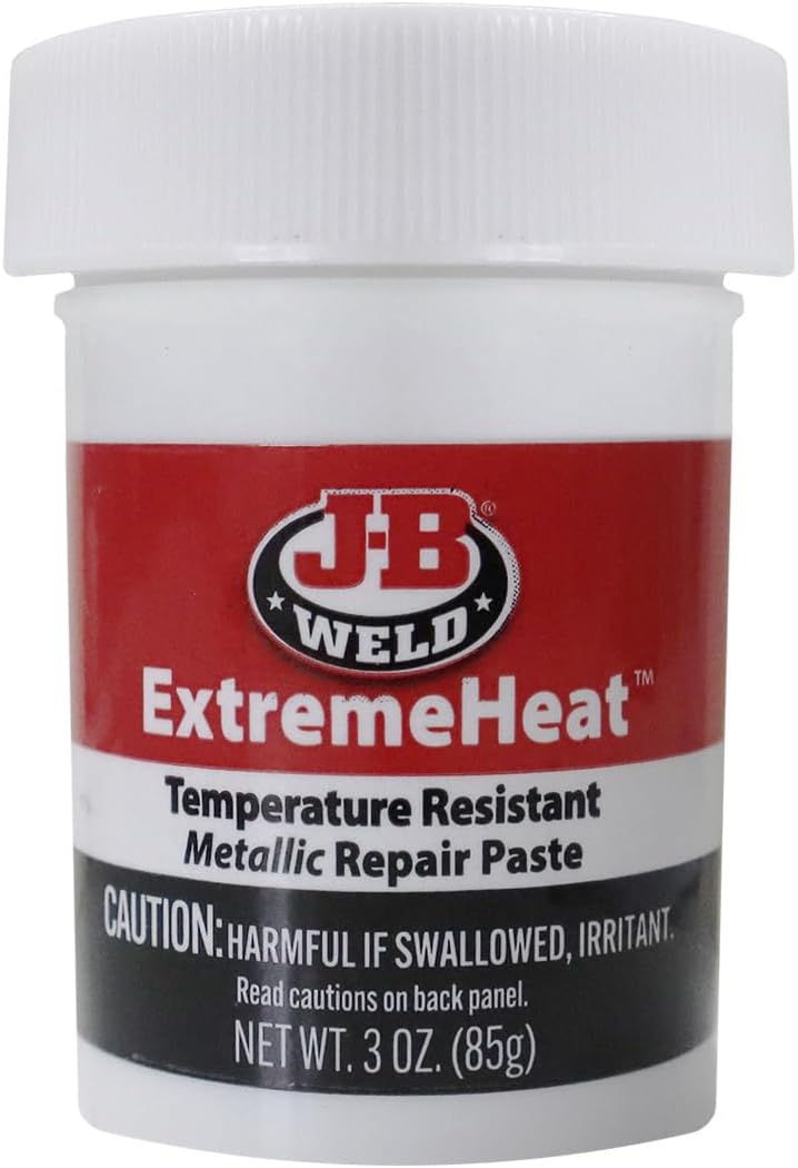 J-B Weld 37901 Extreme Heat High Temperature Resistant Metallic Paste - 3 oz