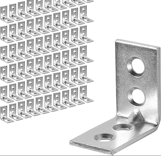 Stainless Steel Corner Shelf L Bracket – 1" x 1"