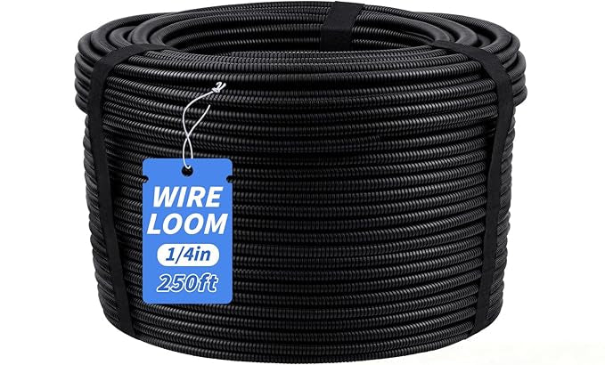 1/2" Split Wire Loom Tubing
