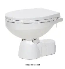 Jabsco Quiet Flush E2 Fresh Water Toilet Regular Bowl - 12V – Soft Close Lid