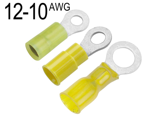 Ring Terminals for 12 AWG–10 AWG Wire – Set of 5