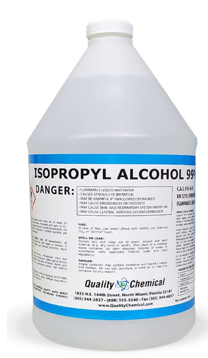 Isopropyl Alcohol Grade 99% Anhydrous (IPA) – Gallon Jug