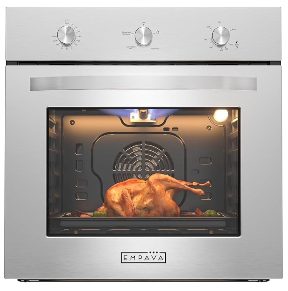 Natural Gas Single Wall Oven – 24 Inch