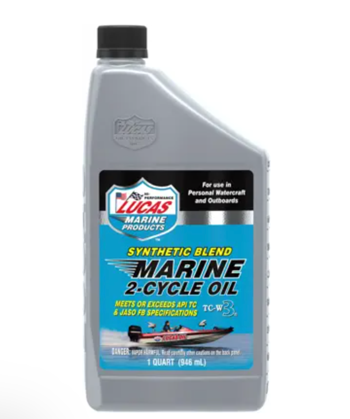 Lucas Synthetic Blend 2-Cycle Marine Oil