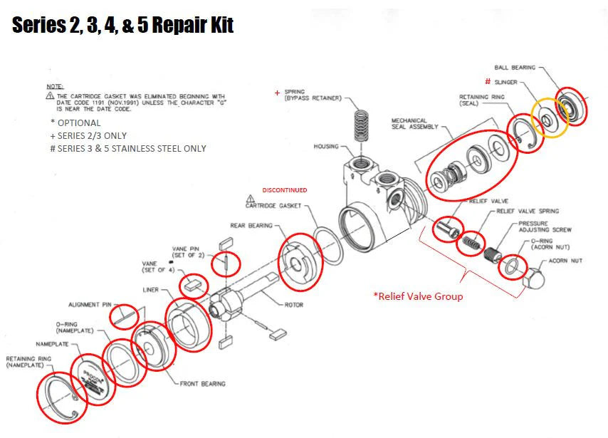 Procon Rebuild Kit 1W5A330F112B