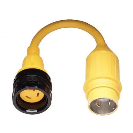 Marinco Pigtail Adapter, 30A Locking to 50A Locking 42690