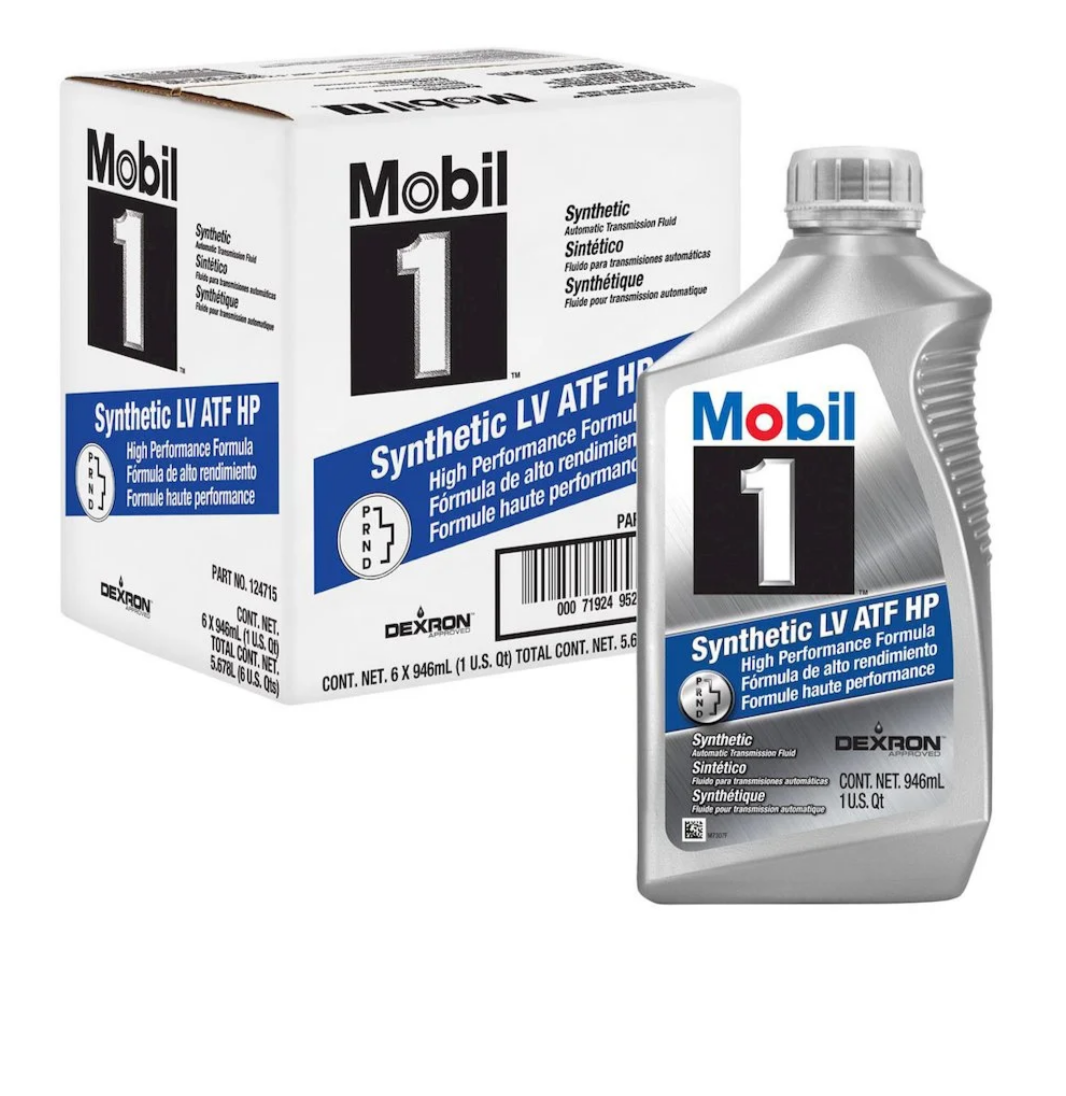 Mobil 1 Synthetic LV ATF HP Automatic Transmission Fluid, 1 QT