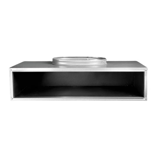 24 Inch Plenum Box for [24 Inch Linear Slot Diffuser - 3 Slot - Triple Slot]