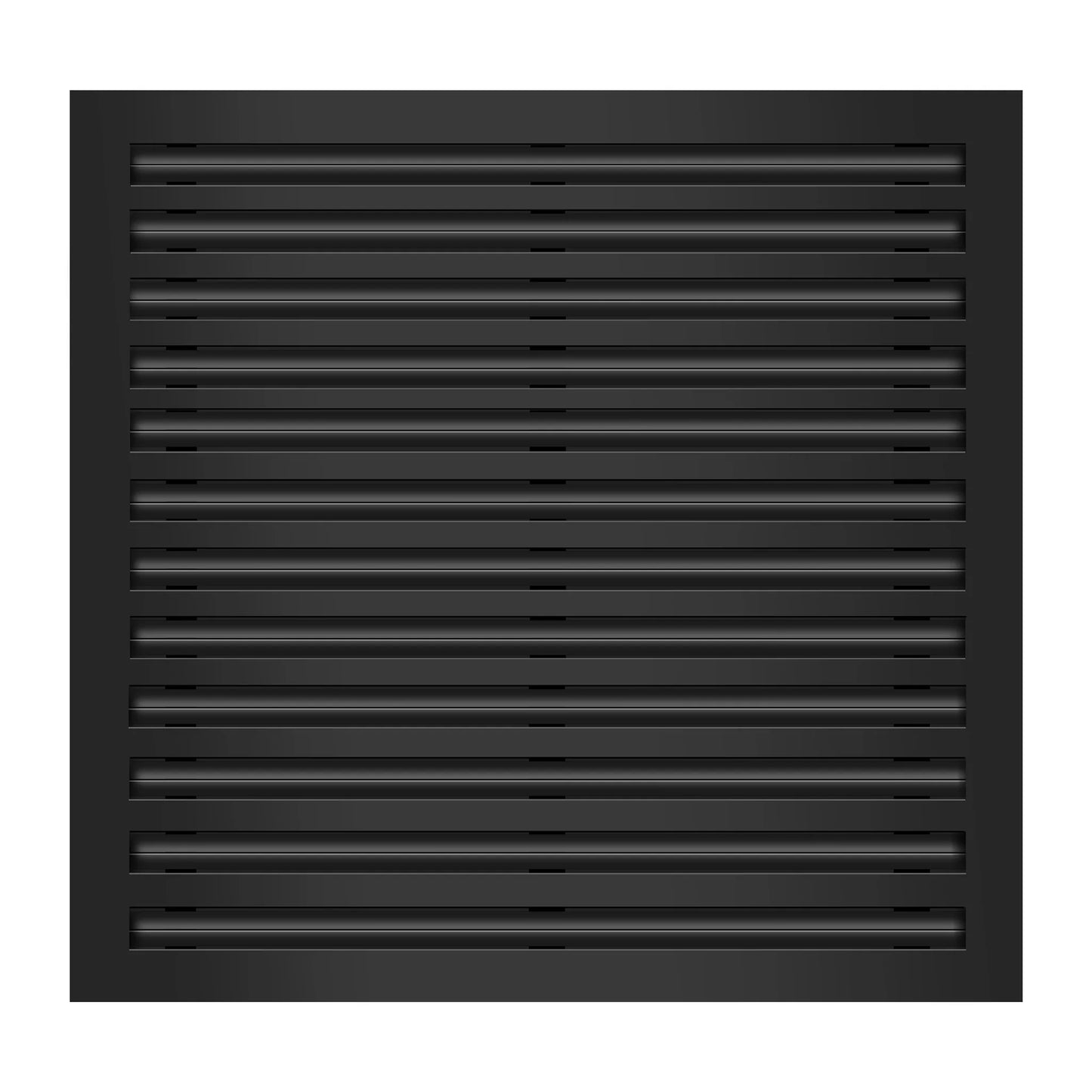25x24 Black Modern AC Vent Cover