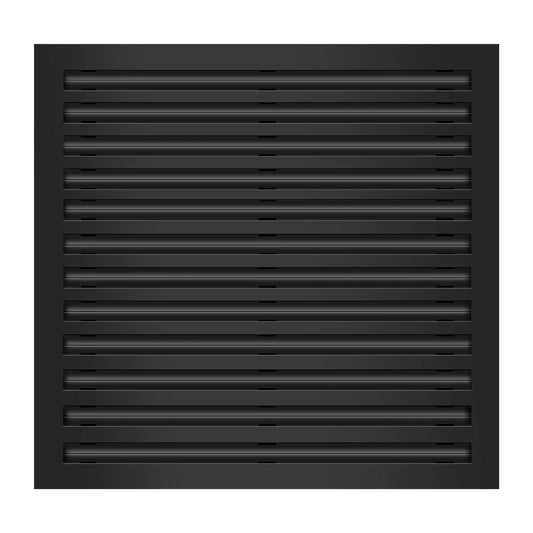 25x24 Black Modern AC Vent Cover