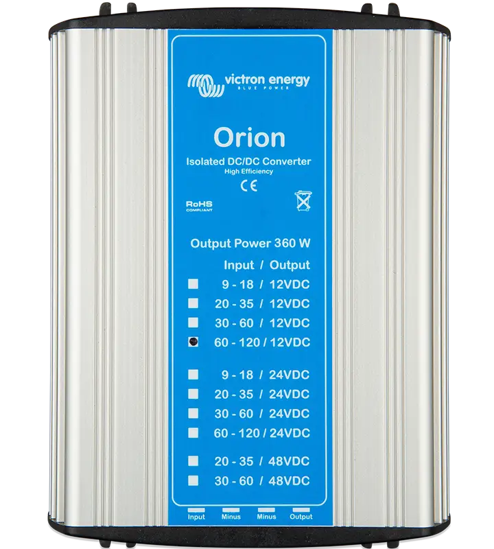 Orion DC-DC Converters 110V, Isolated