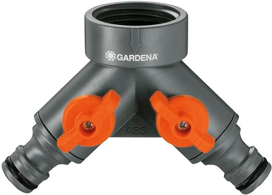 Garden Hose Y-Valve With Flow Control Valves