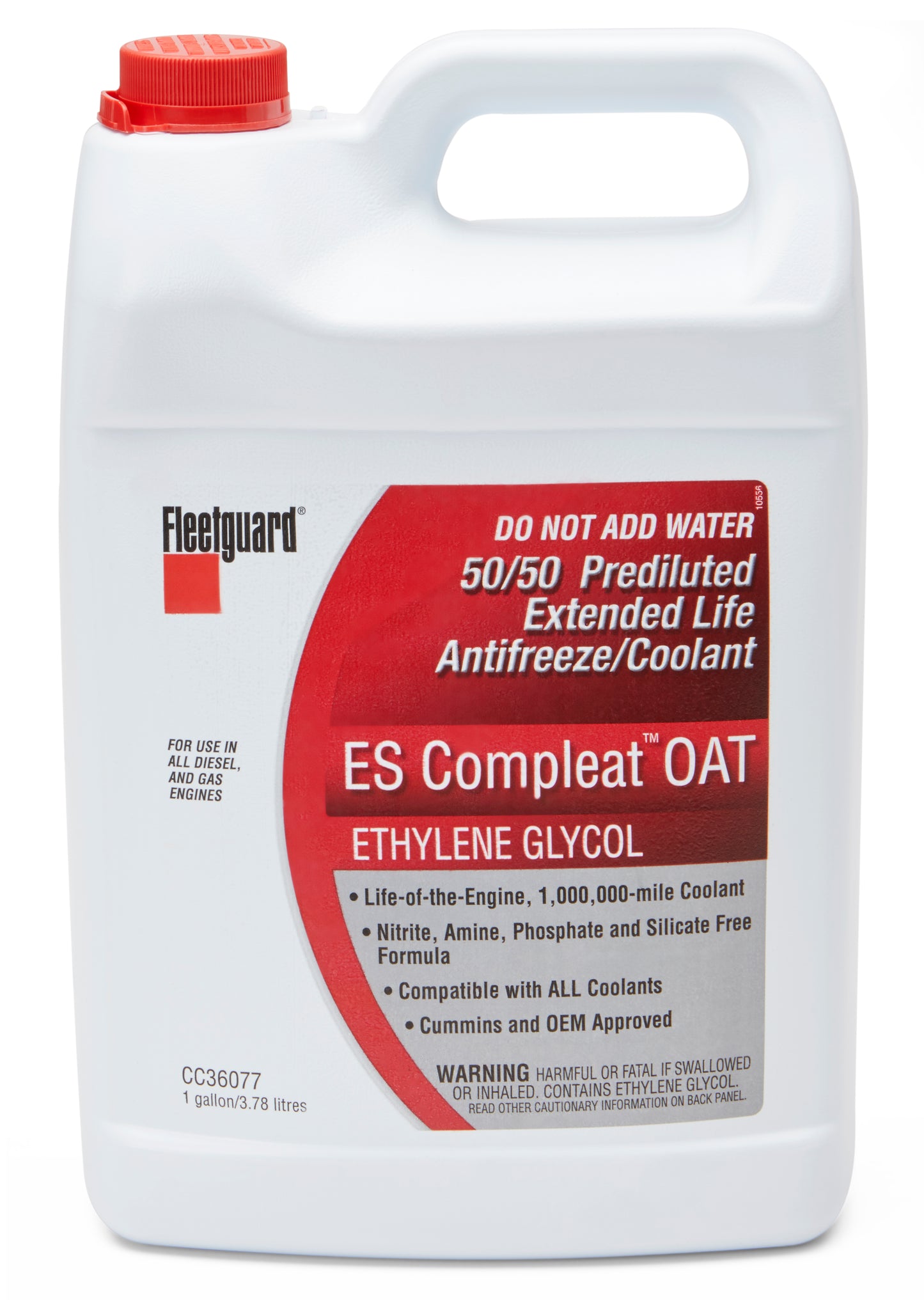 CC36077 ES Compleat OAT EG 50/50 Premix Coolant