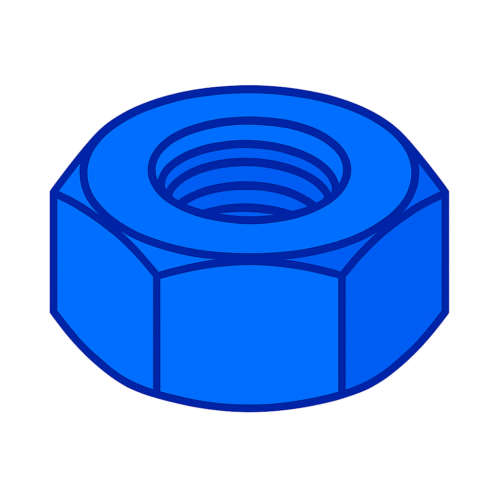 Marine Grade IMPERIAL/SAE 316 Stainless Steel Nuts