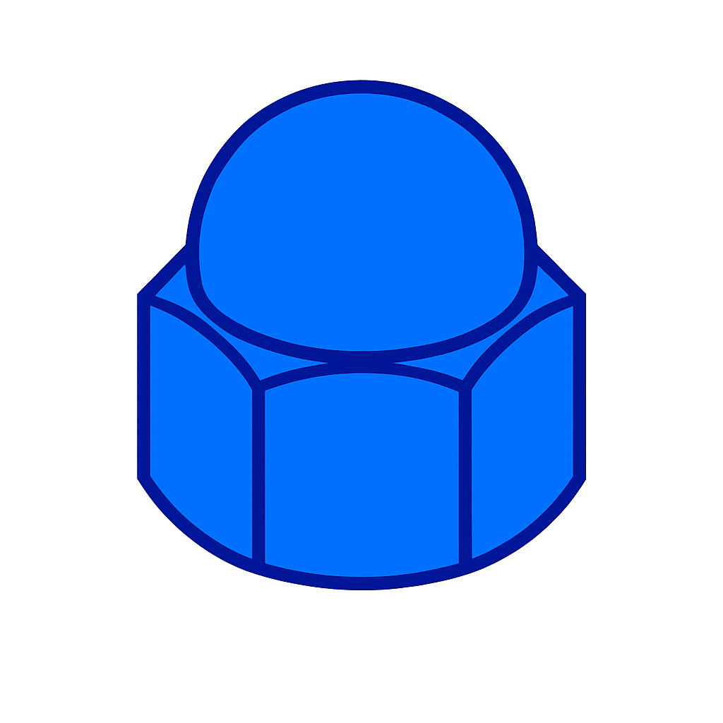 Marine Grade IMPERIAL/SAE 316 Stainless Steel Nuts