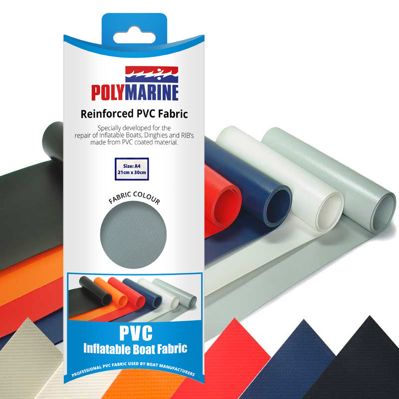 PVC Inflatable Boat Fabric 21cm x 30cm – All Colours