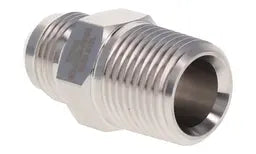Male JIC/AN to Male NPT Pipe Adapter - Stainless Steel