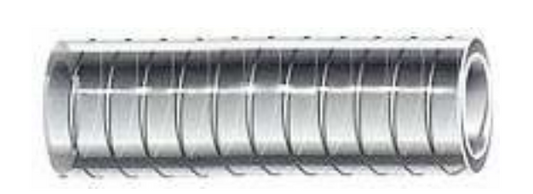 Trident Clear Spiral Wire Reinforced PVC Tubing, FDA Grade, Potable Water