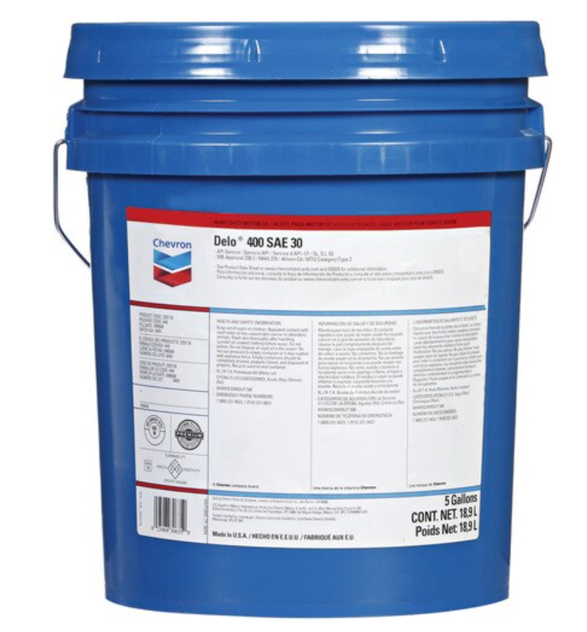 Chevron Delo 30W 5 Gallon - 400-30-5