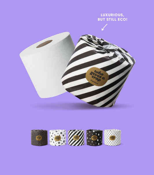 Premium bamboo toilet paper