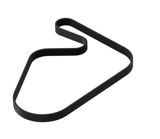 ** 8PK Section Engine Fan Drive V-Belt, Effective Length 1545.0 mm (60.8 inch)