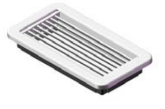 Webasto Grille & Frame Supply Air Adjustable Blades