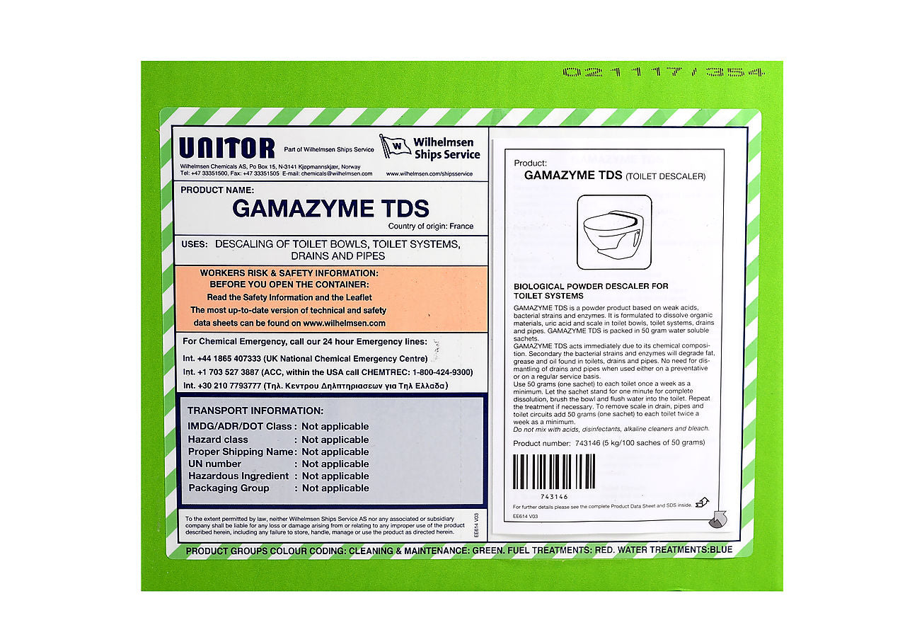 Gamazyme TDS — Toilet Descaler ("Blue Bombs") - 1 PC