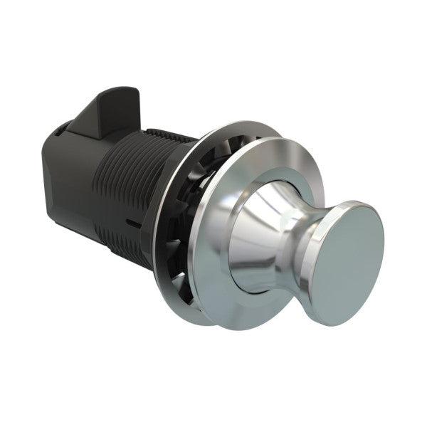 Southco Point Push-to-Close Latch – Round Chrome