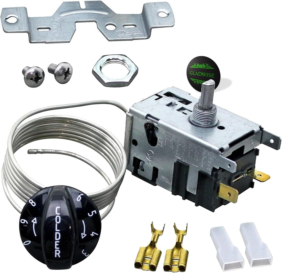 Gladwise thermostat temperature control kit for True 800393 800306 831932