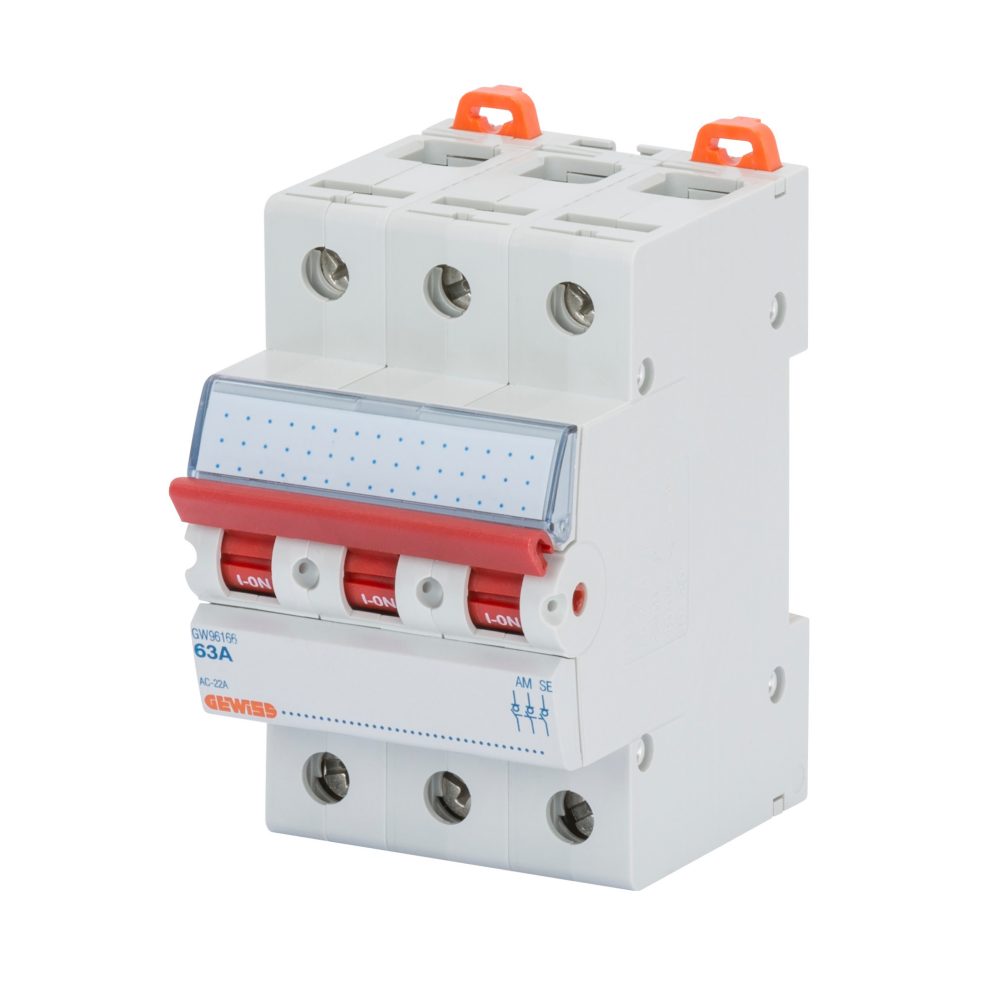 SWITCH DISCONNECTOR - 3P 80A 415V - 3 MODULES