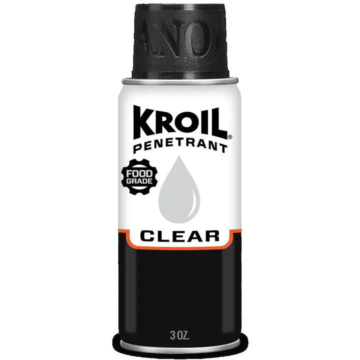 Kroil Clear Food Grade Penetrating Oil - Aerosol - 3oz. Can