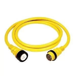 Marinco 50A 1250/250V Shore Power Cable - 50' Yellow