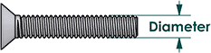 Marine Grade METRIC 316 Stainless Steel Machine Screws