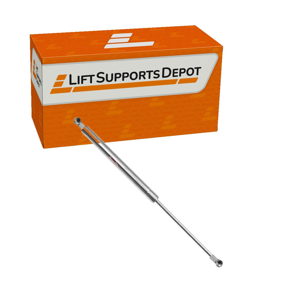 17.00 Inch Lift Supports Depot SE172M1SS150 Lift Support With Stainless Cup End