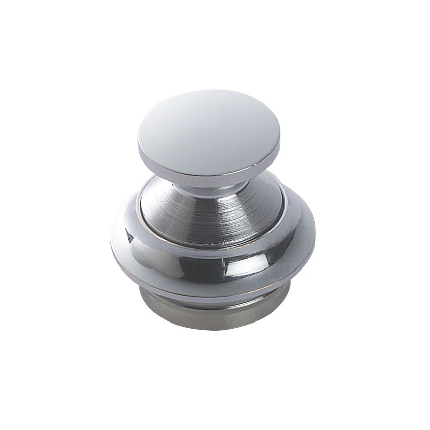 Foresti e Suardi - Pulsanti in Ottone Argento Cromato 13 mm con Serratura