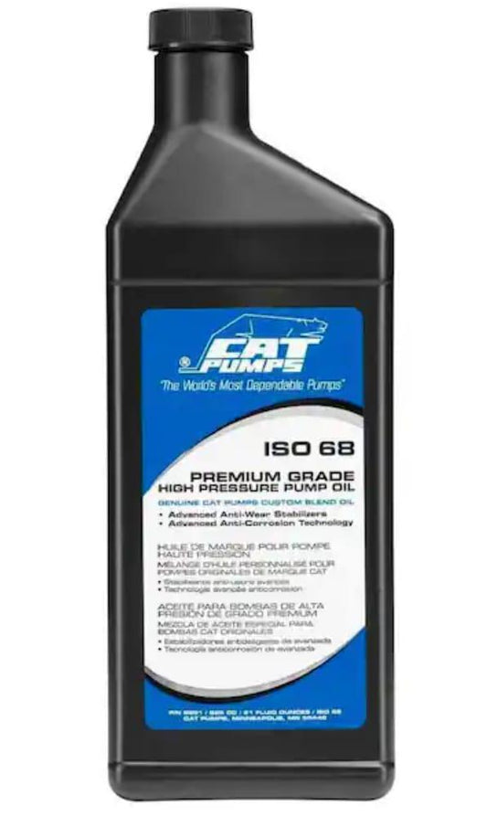 CAT Pumps 6100 Hydraulic ISO 68 Crankcase Oil - 21 oz. Bottle