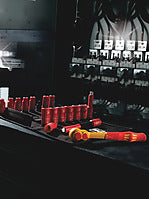 8100 SB VDE 1 Zyklop Ratchet set, insulated, switch lever, 3/8" drive, metric, 17 pieces