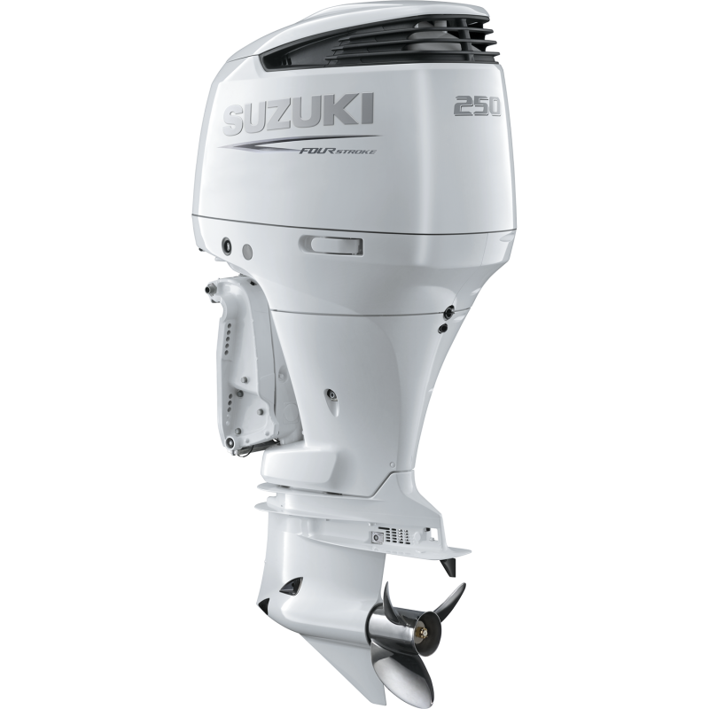 Suzuki DF250APX White V6, 25-inch shaft Suzuki dealer