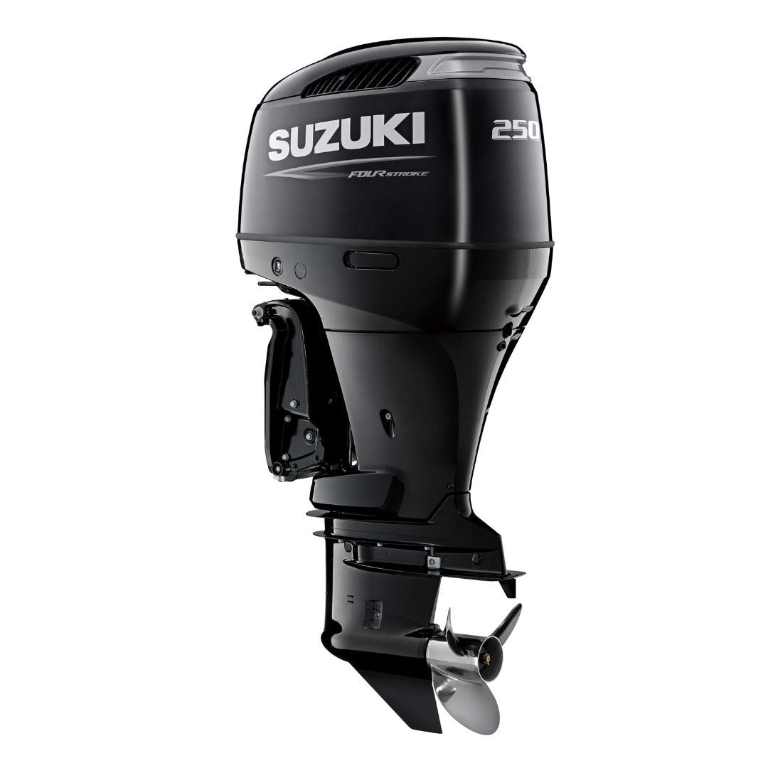 Suzuki DF250TX gloss Black V6 25-inch outboard