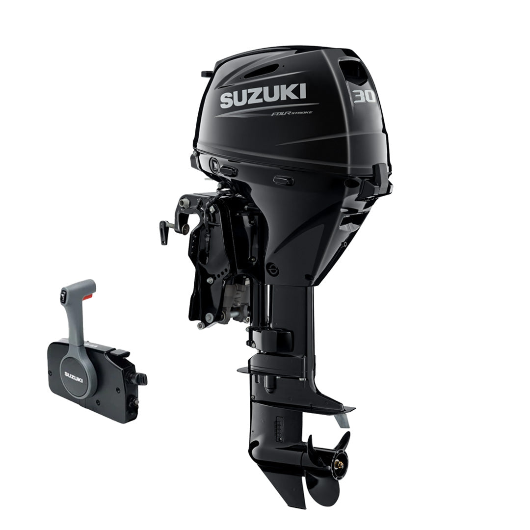 Suzuki DF30ATL Black 20-inch shaft remote control engine