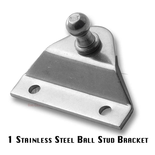 FP Ball Stud Joint 10mm (3/8") 2 Hole Offset Bracket S316 Stainless